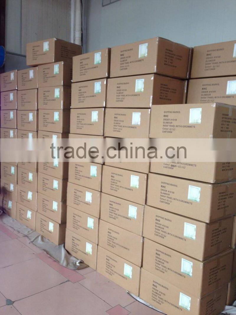 hign quality jacquard style blackout modern living room curtain fabric