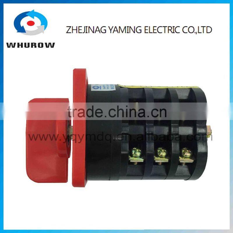Changeover rotary cam universal switch HZ5-20/4 M05 three poles electrical low current 20A control machine silver contacts