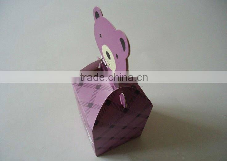 Paper folding mini gift box pack for candy gift and snacks personalized printing Guangzhou manufacturer