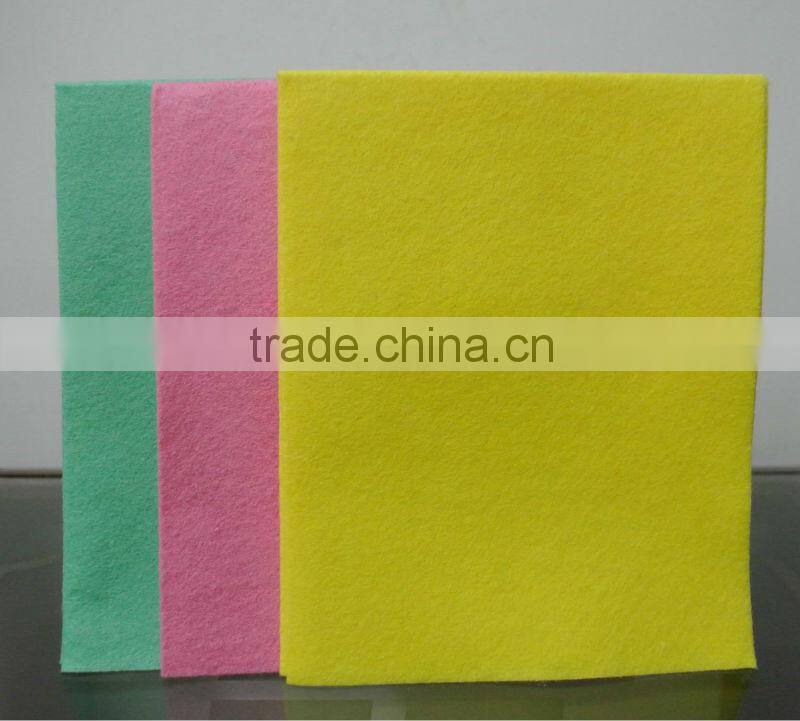 Absorbent nonwoven cloth floor cleaning cloth (needle punched)