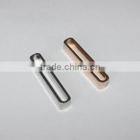 Zine alloy garment buckle bar,neck trim, nickle free Cadmium free quality