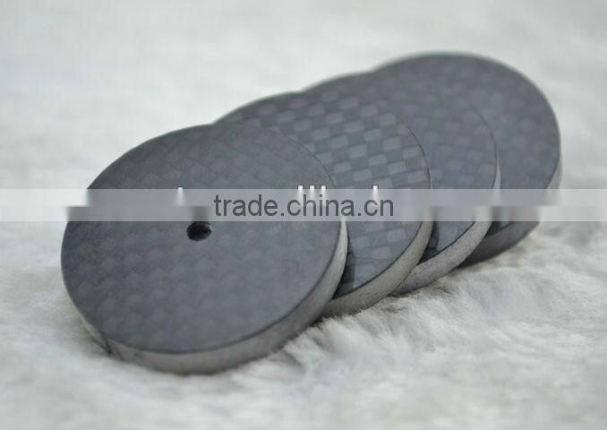 Carbon Fiber Speaker Spike Pad Base Stand Protective Black Gray