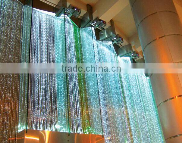 Waterfall curtain Decorative PMMA sparkle fiber optic lights