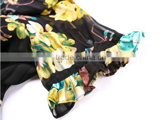 Silk New 2016 Autumn summer Women Dress short Sleeve Casual Dresses