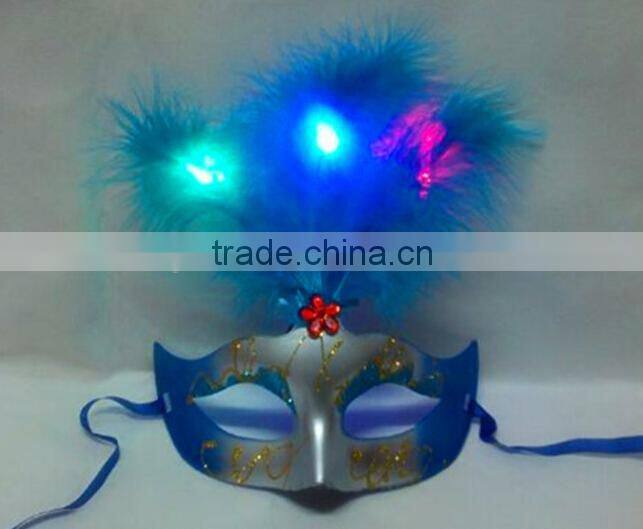led light up artificial china manufacture personality light led party mask