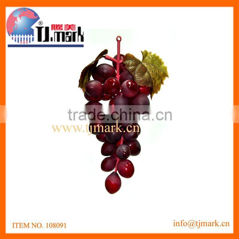 48PCS PVC PURPLE GRAPE BUNCH, GARDEN DECORATION GRAPE BUNCH