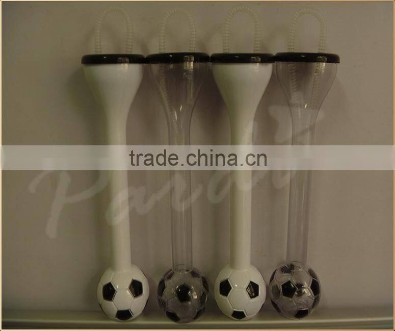 Soccer world cup plastic football shaped beer drinking yard glass