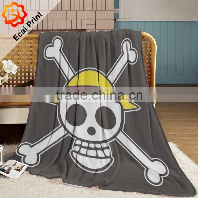 Wholesale home printing custom made fur blanket