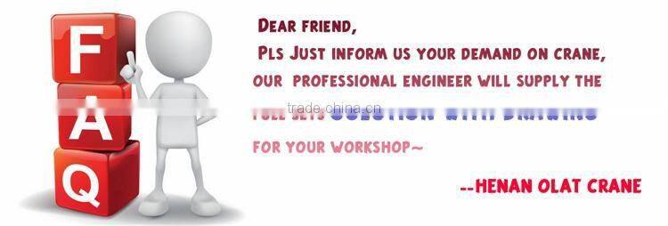 0.5~5ton Electric small single girder mobile eot crane