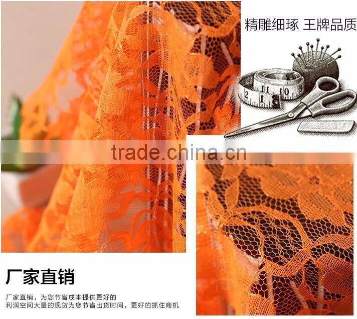 wholesale polyester lace fabric wedding dress material