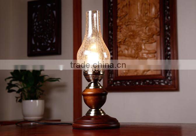 2015 Hot sell European Wooden Table lamp,Bedside Lamp lighting for display