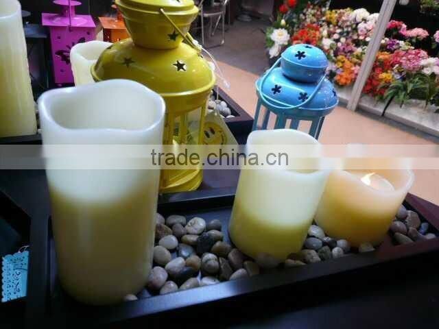 simulated led candle with moving flame