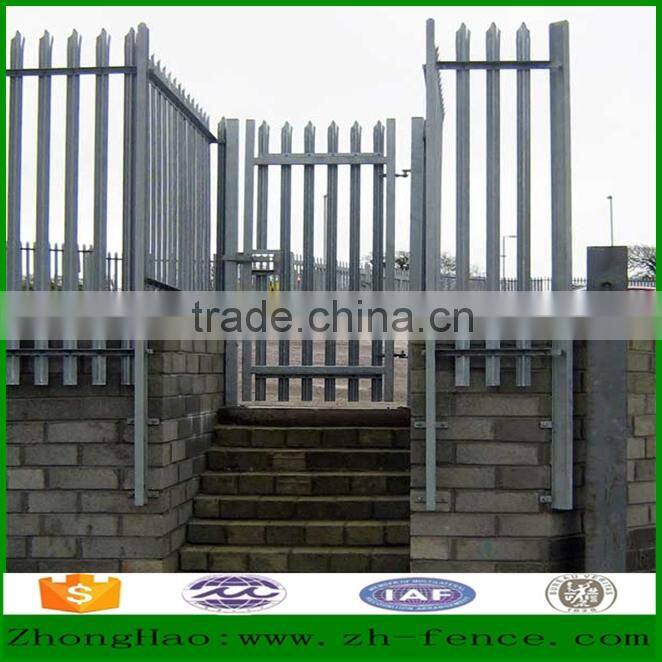 Factory directly sale galvanized and PVC coated european style fence wall and fence gate