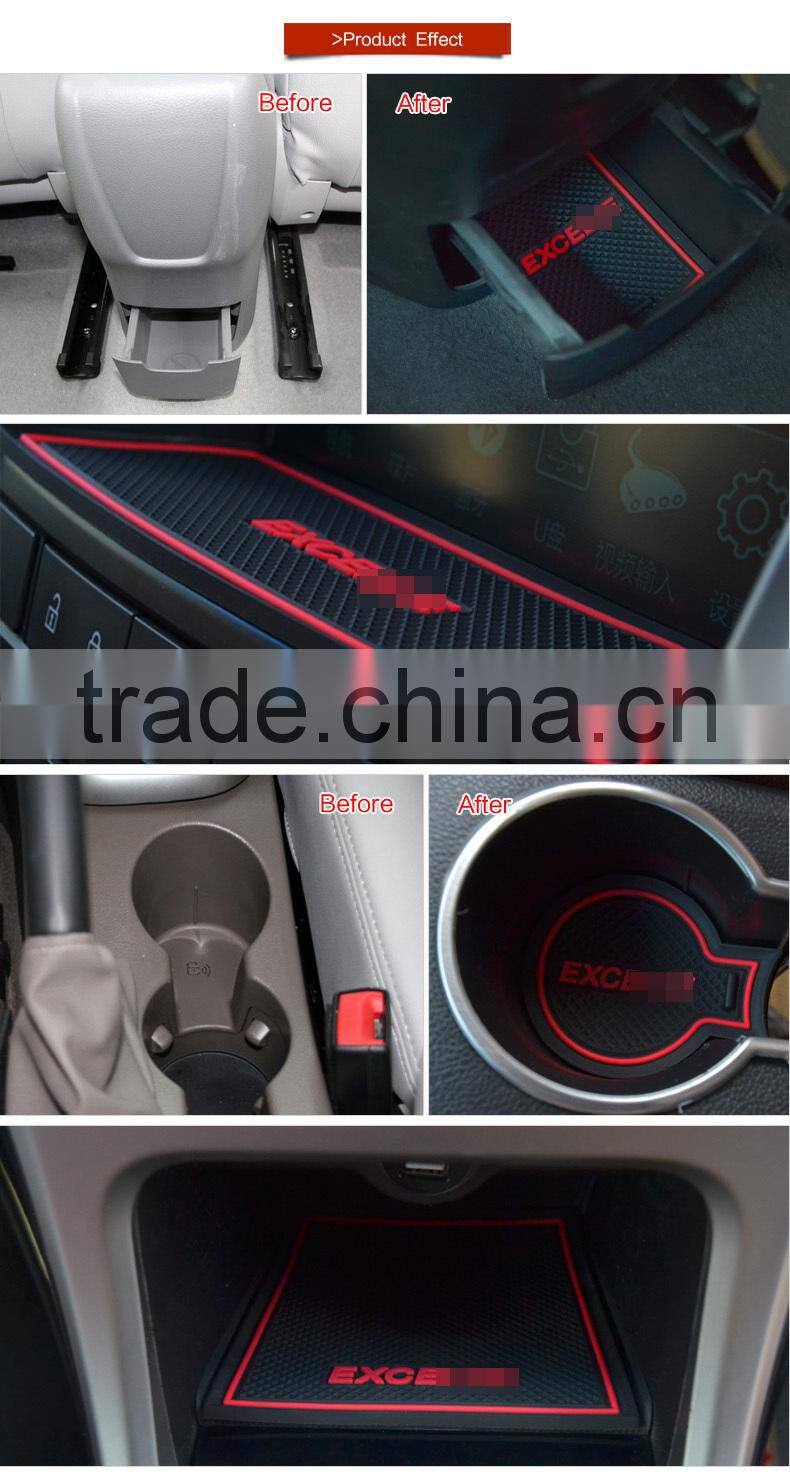 Car interior decoration dashboard mat for Buick Excelle 2010-2014 10pcs/set