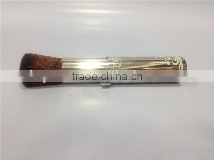 sliver retractable blush brush diamond cosmetic makeup brush