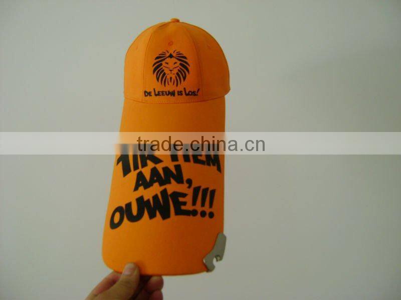 low profile pre-curved 100% cotton sport football cap