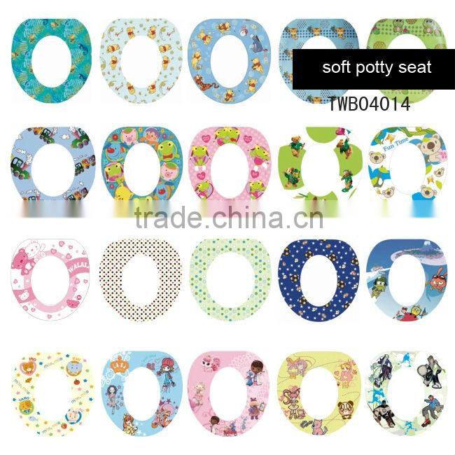 Soft sponge cushion baby closestool children's potty with handle