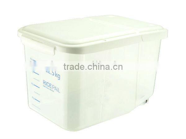 Rice barre with measuring cup/ Rice Bucket/Sundries Barrel/Food Barrel/Rice Pail