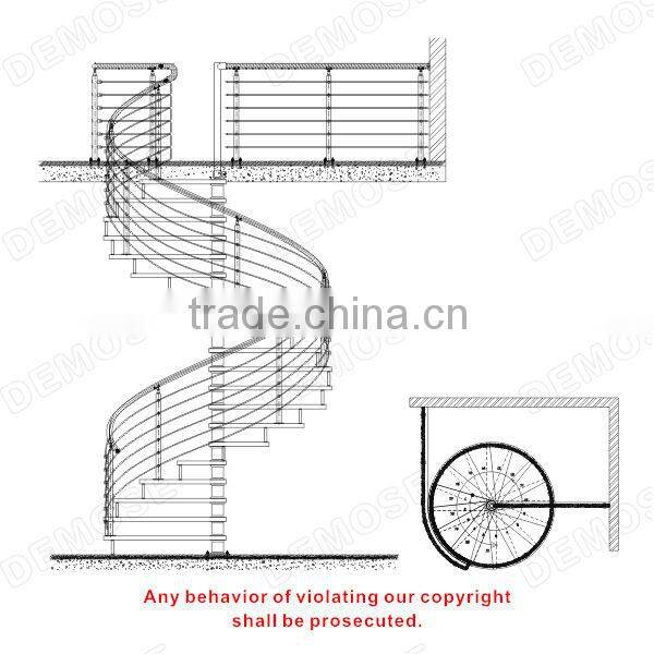 fold up stainless steel wood stair
