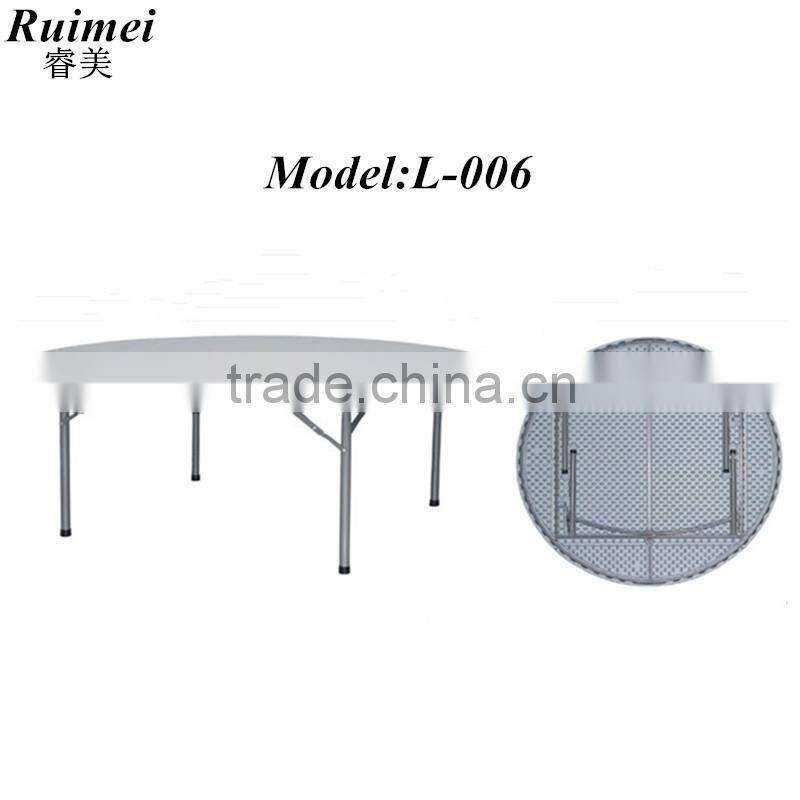L-004 6ft modern outdoor banquet folding table wholesale