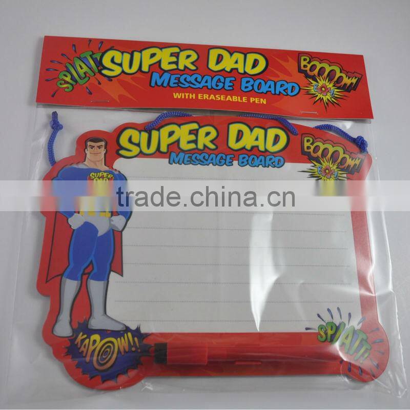 China supplier custom paper smart board kids writing board