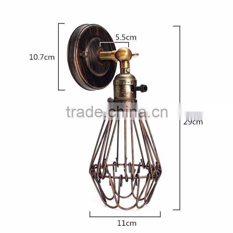 E27 Morden Loft Metal Vintage Industrial Sconce Wall Light