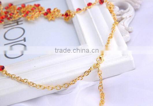 2016 Fashionable Women Bridal Wedding Party Prom Rhinestone Necklace Earrings Jewelry Set