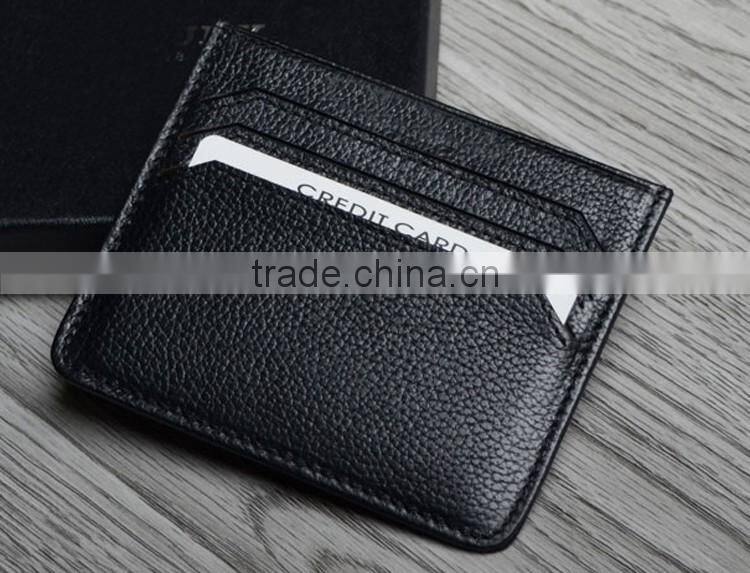 Good quality slim cow leather card holder