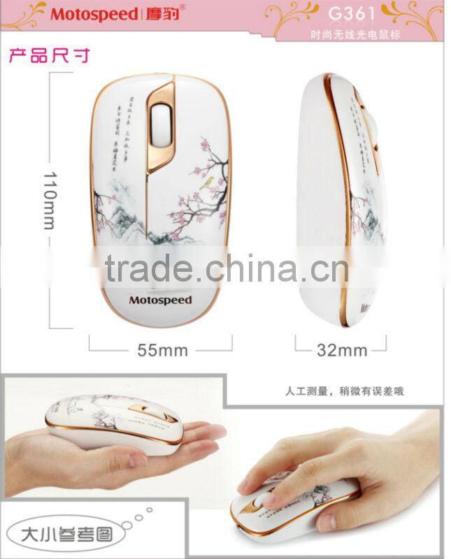 2013 hot sale usb rechargeable wireless optical mouse