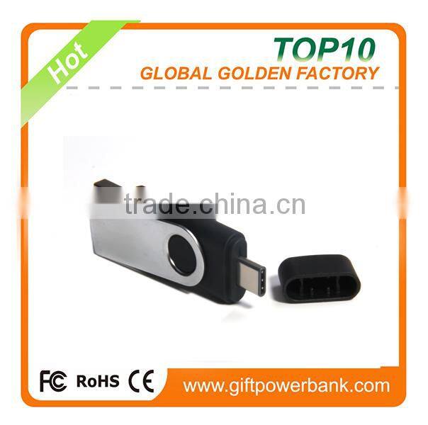 New Arrived 8gb 16gb 32gb Swivel type-C USB flash drive Usb 3.1