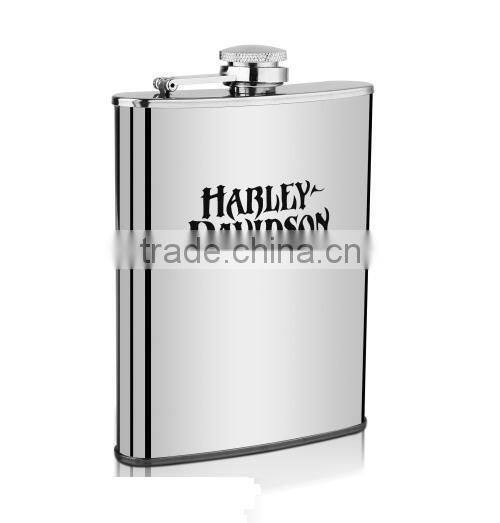 2014 best seller ! ! ! screen printing hip flask
