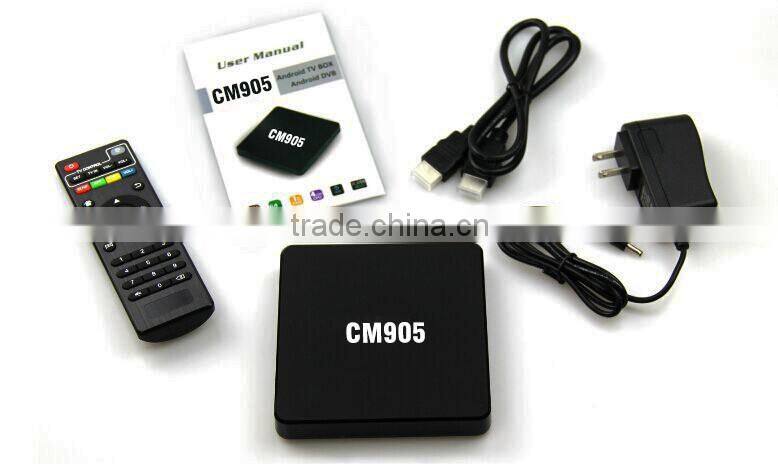 China 2016 Amlogic S905 Quad-core 64 bit internet Andriod TV Box