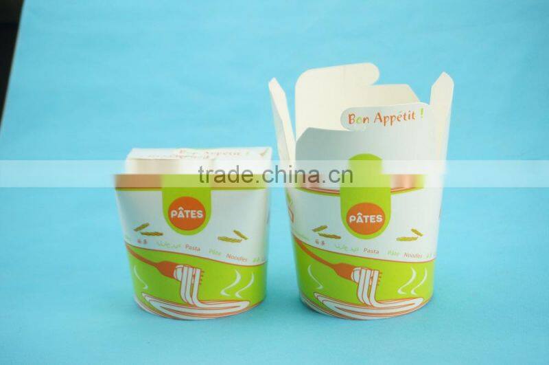 Custom Design Disposable Paper Packing Noodle Boxes