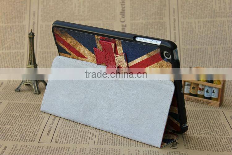 For ipad mini leather Customized Print Cover