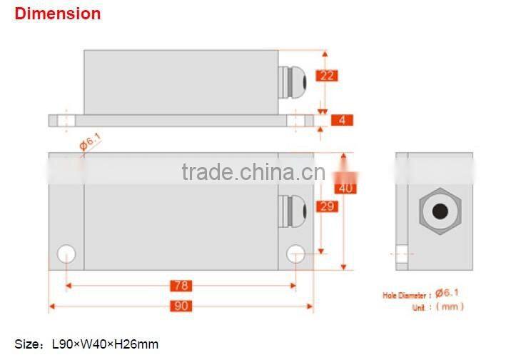 High stability electronic inclinometer sensor