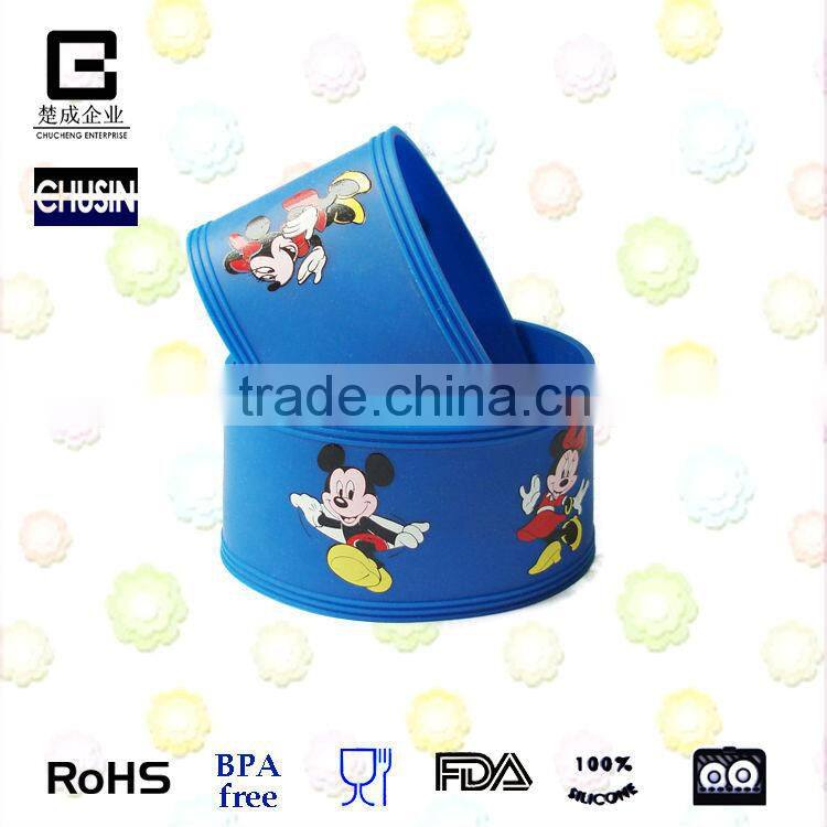 high quality silicone cup sleeve glass bottle sleeve