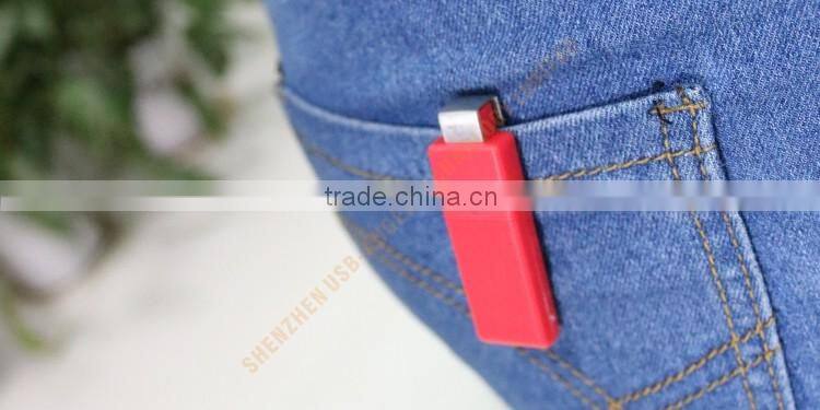 custom plastic usb pen drive 2gb tie clip usb flash drive bulk cheap 2.0