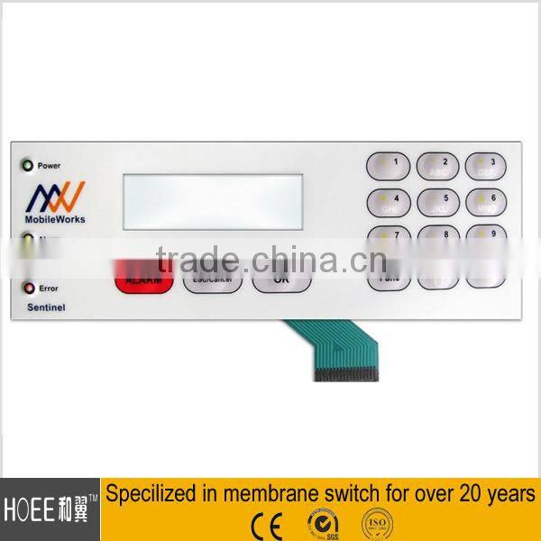 customized multi color single embossing button diy membrane switch