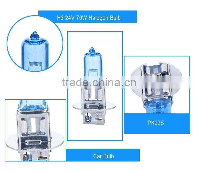 h3 24v 70w headlight for the car halogen bulb
