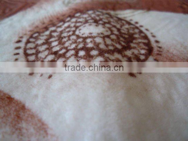 Home Textile Print Flocking Fabric016