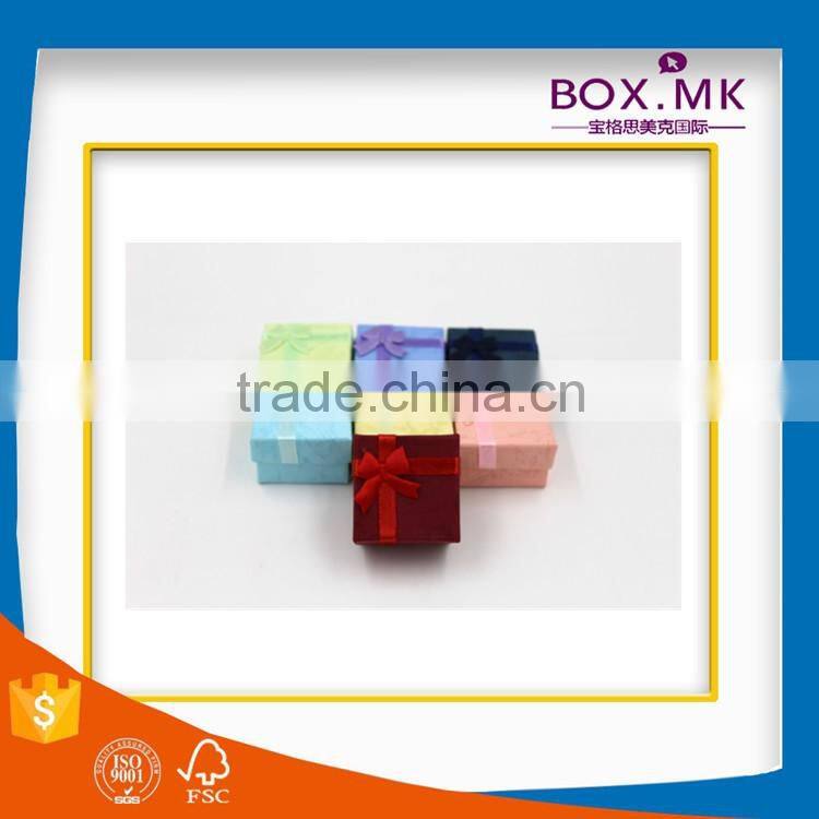 Most Popular High Class Square Green Ring Box Jewelry