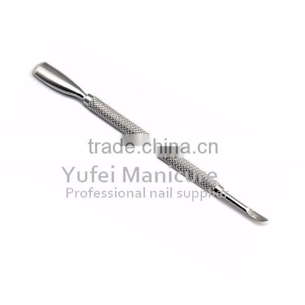 Silver stainless steel nail cuticle stick /nail cuticle pusher