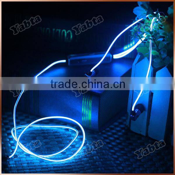 In-Ear Style hot selling Blue LED telephone earphone