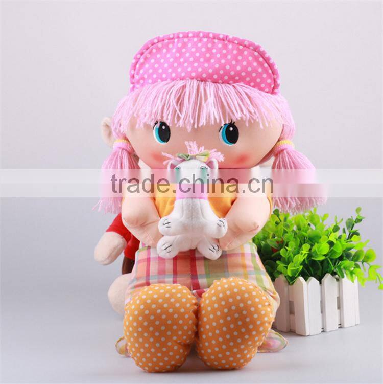 2016 Most Popular Plush Toy Pretty Gift Custom Cute Doll Baby