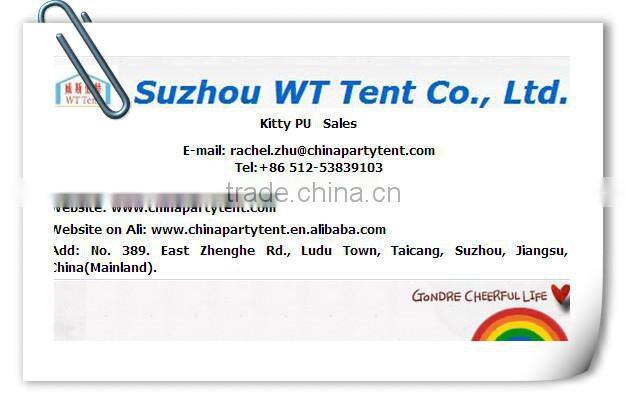 Aluminum Frame Clear Marquee Party Tent for restaurant