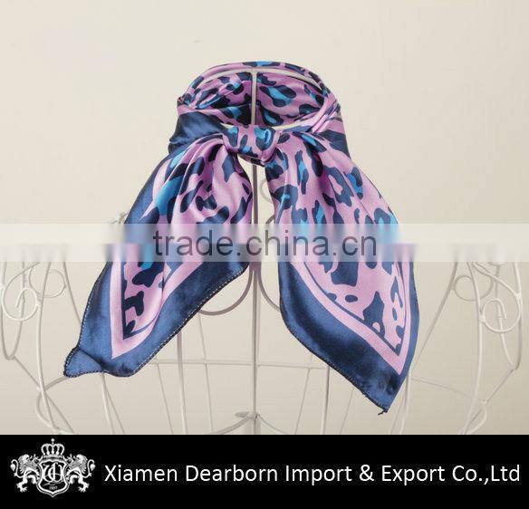 Soft Silk Scarf Maker Custom Design Printing Scarves