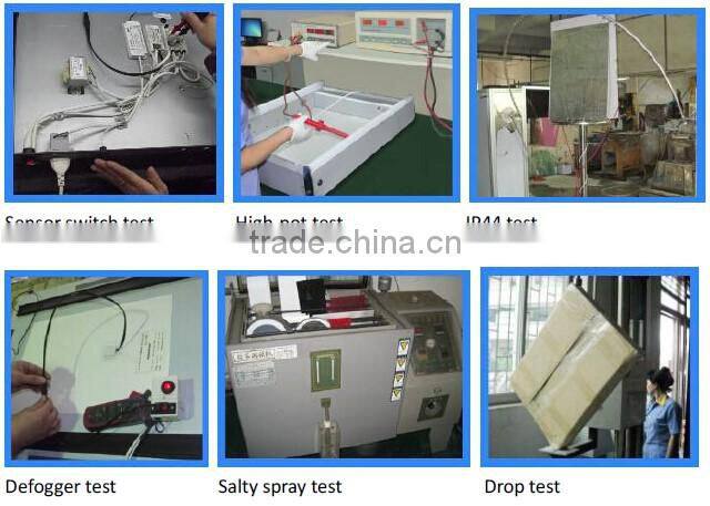 Lamxon popular design wall bathroom LED vanity mirror with LED lighting