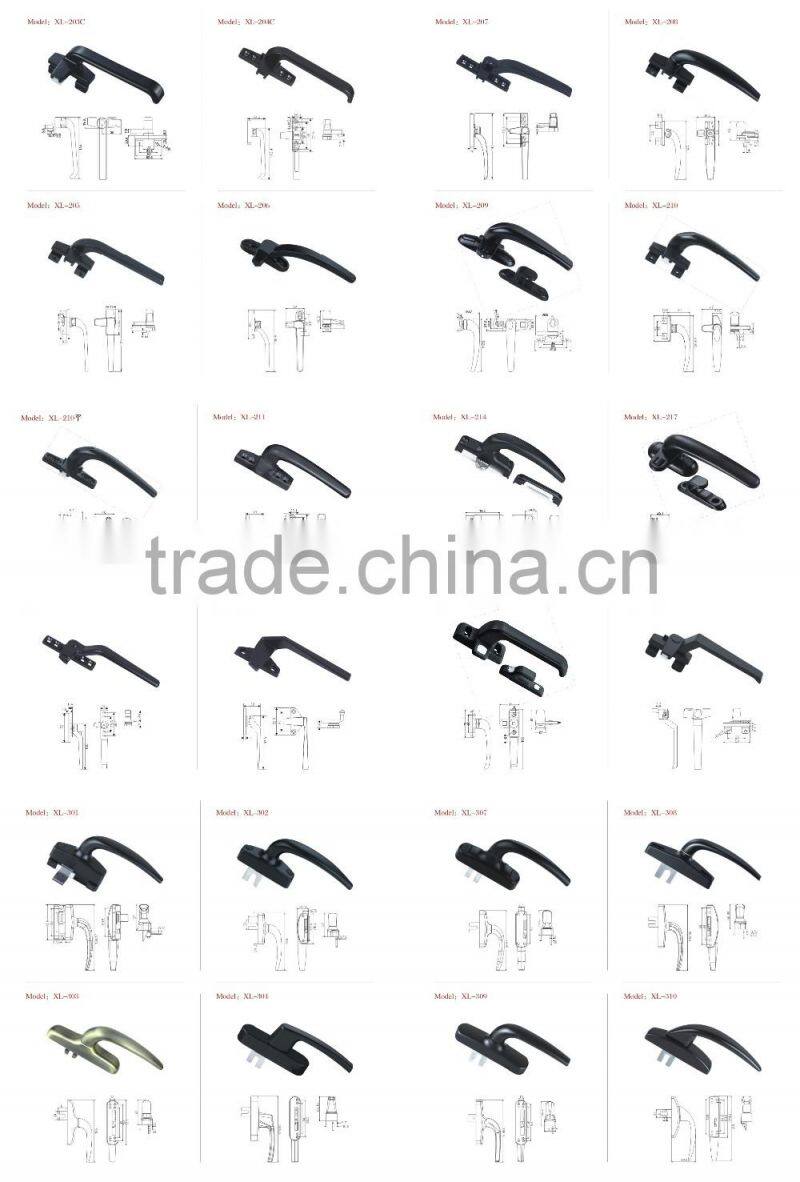 2016 aluminum window handle for sale,aluminum window handle XL-210