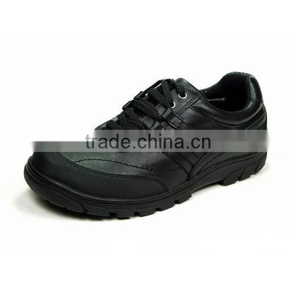 OEM Welcomed Breathable Mesh Lining Black Action Shoes for Kids