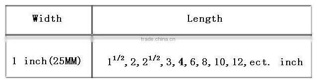 1 inch width Copper Door Flush Bolt